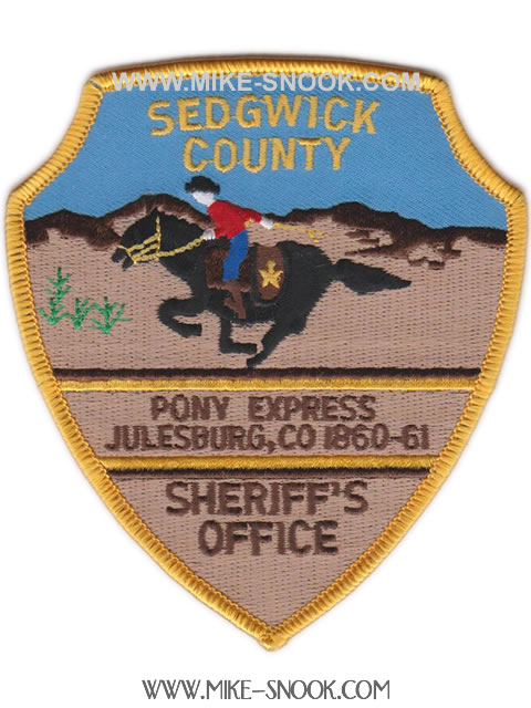 Mike Snook S Police Patch Collection Colorado Sedgwick County